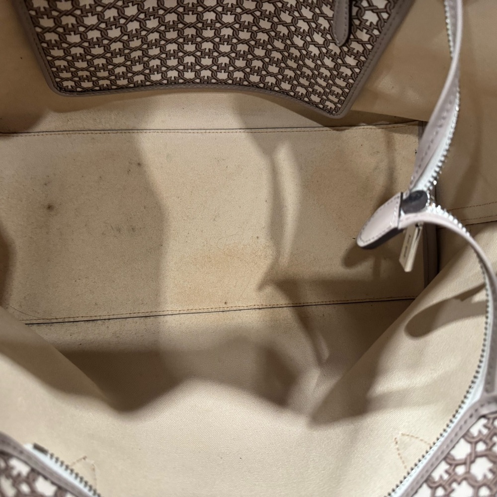 kate spade Taupe and Cream Logo Tote - Picture 7 of 7